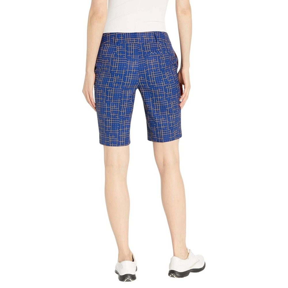 Annika Cutter & Buck Blue &‎ Orange Golf Shorts Sz 4 Colorful Preppy Sporty - Picture 4 of 15